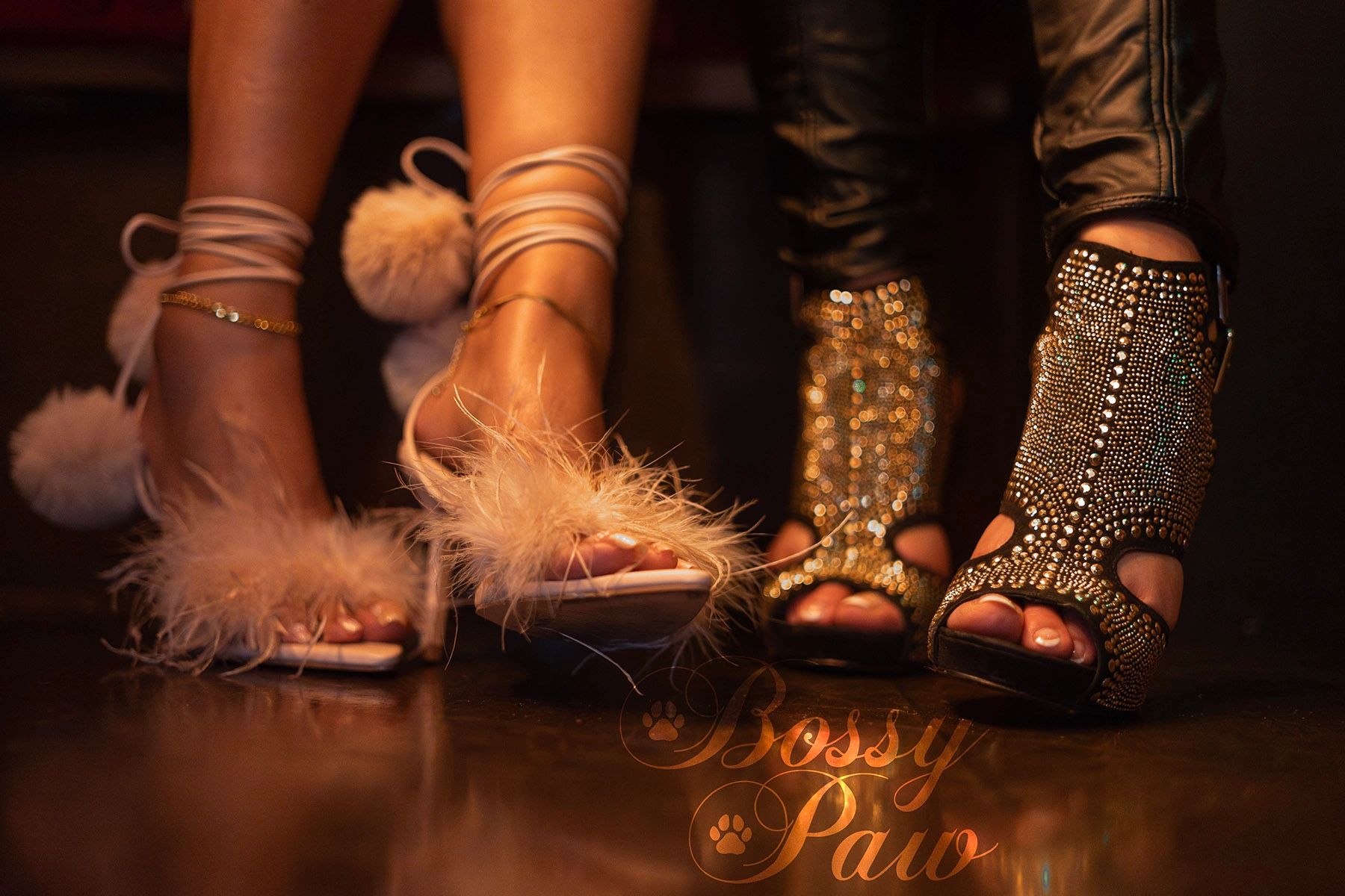BossyPaw party — women in heels